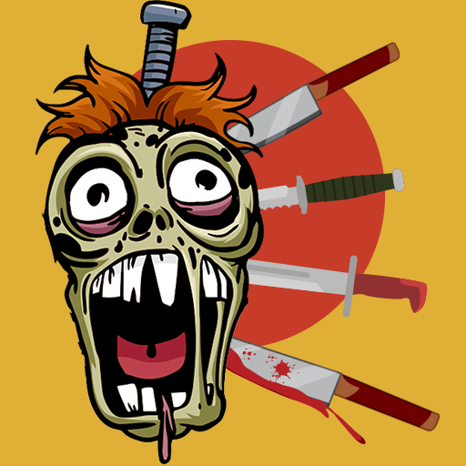 Knife Hit Zombie Head Shoot logo