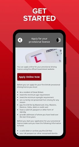 Learner Driver Starter Kit UK Screen 2