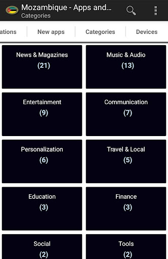 Mozambican apps Screen 3