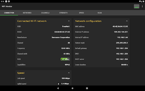 WiFi Monitor Pro: net analyzer Schermata