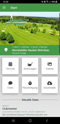 Golf Gut Sansenhof Screen 2