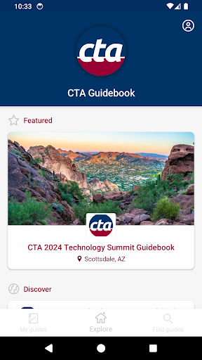 Android application CTA Guidebook screenshort