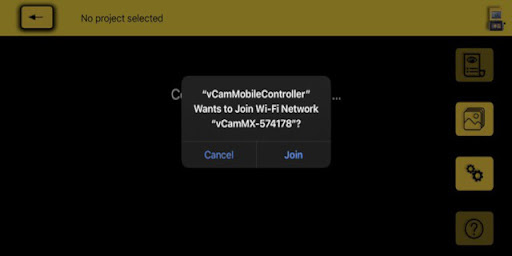 vCam Mobile Controller Screen 3