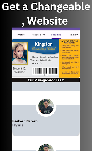 Android application Sabhi School Institute App screenshort