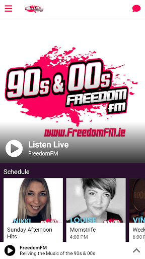 Android application Freedom FM screenshort