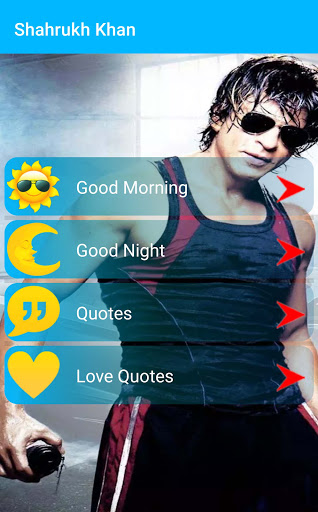 Android application Shahrukh Khan -Greetings screenshort