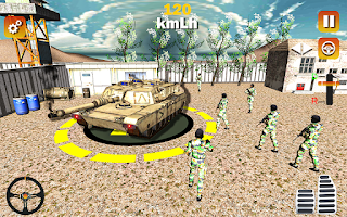 Tank Army Parking Tank Games - Screenshot 2