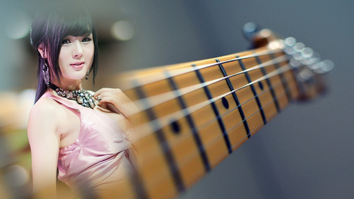 guitar photo frames costume mo Screen 2