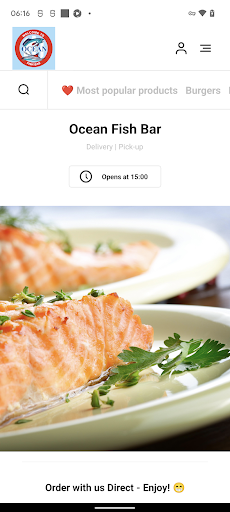 Android application Ocean Fish Bar Lowestoft screenshort