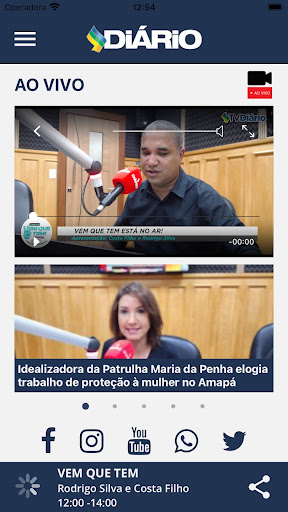 Android application TVDiário screenshort