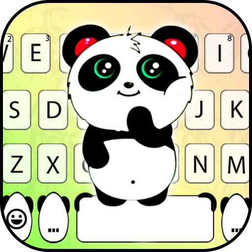 Chubby Lovely Panda Keyboard T logo