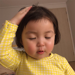 Cover Image of 下载 Cute Baby Stickers: Jin Miran  APK