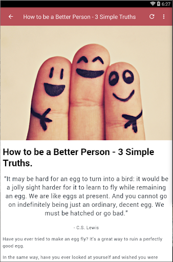 HOW TO BE A BETTER PERSON