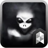 Black Alien Launcher theme icon
