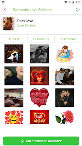 Romantic Stickers WASticker.ly