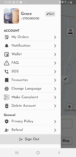 Android application OnHurry: Safe, & Cheap Rides screenshort