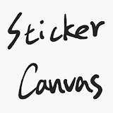 Sticker Canvas icon
