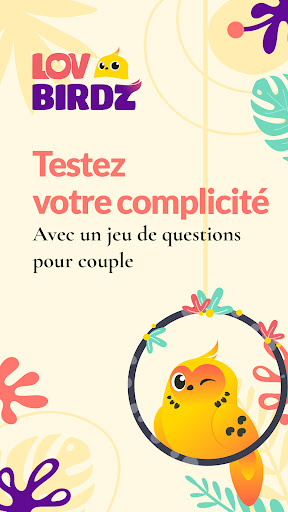 Jeu Quiz en Couple - LovBirdz screenshot