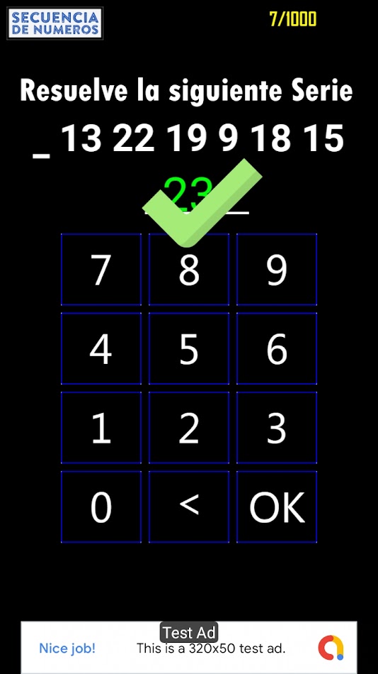 #8. Secuencia de Numeros (Android) 作者: Bar Div Games