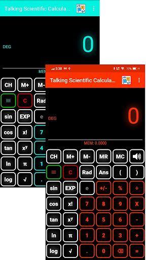 Scientific Calculator Talking 15