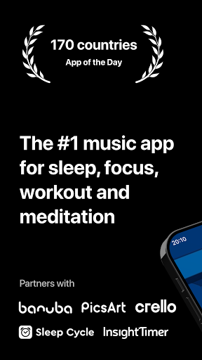Android application Mubert: AI Music Streaming screenshort