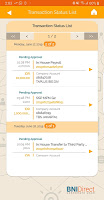 screenshot of BNIDirect Mobile