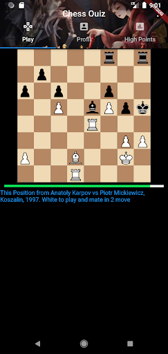 Chess Quiz Screen 2