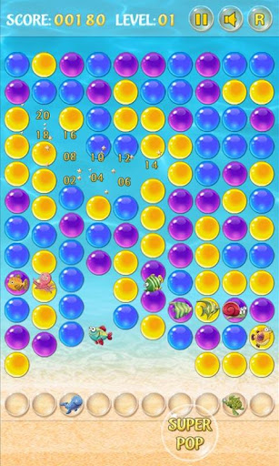Android application Bubble Buster screenshort