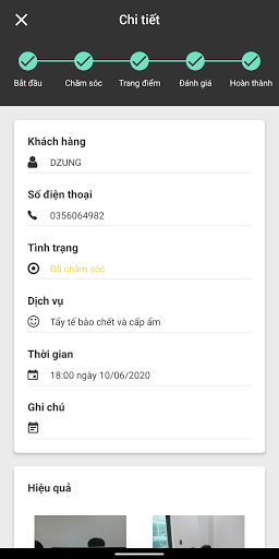 Spa Staff Screen 2