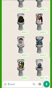 Sticker Toilet