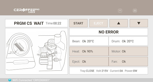 Android application CEROFFEE Pro TEST screenshort