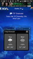 screenshot of KXAN Weather