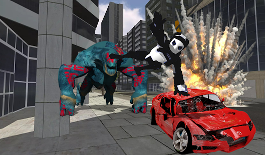 Iron Panda Fighting: Robot kung fu Beasts 4.0 APK screenshots 4