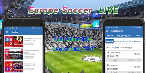 Android application Football Live - Europe League screenshort
