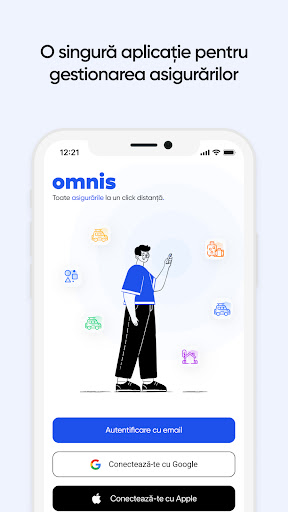 Android application Omnis - Asigurări Online screenshort