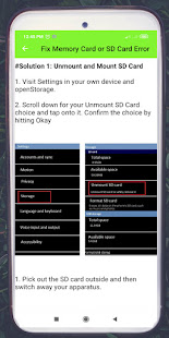 Corrupted Sd Card Repair Method Guide 6.0 APK screenshots 8