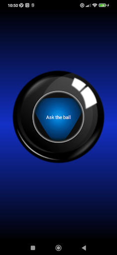 Android application Magic 8-Ball screenshort
