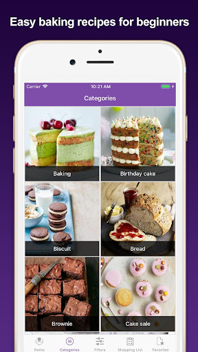 Cakes & baking recipes Screen 2