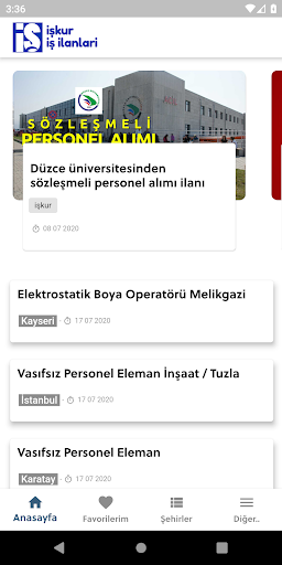 iş ilanları işkur Screenshot 1 - AppWisp.com