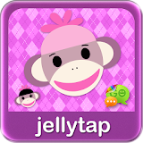 Sock Monkey Purple SMS Theme icon