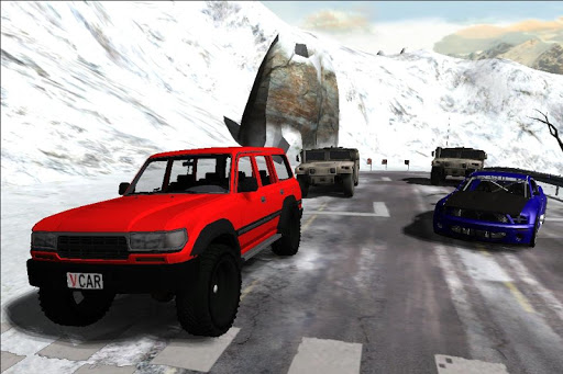 Android application Snow Car Racing screenshort
