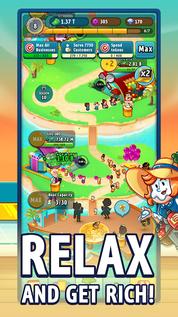 Captura de Pantalla 9 Vacation Tycoon android