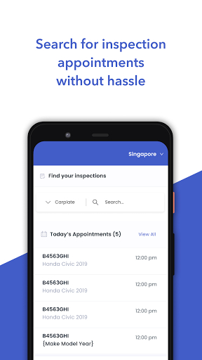 Android application Carro Admin screenshort