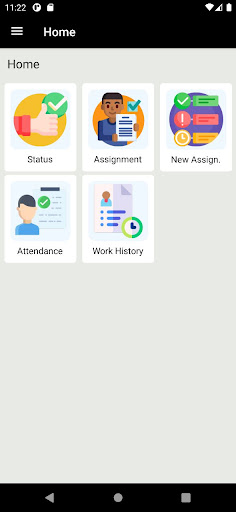 Android application Ezy Hr screenshort
