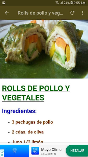 Recetas de Pollo Screen 2