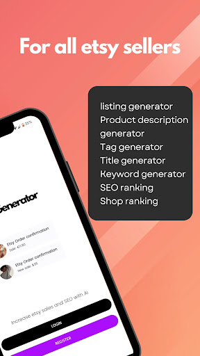 Etsy Seller Product generator Screen 2