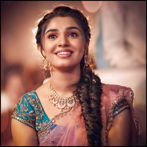 Krithi Shetty Wallpapers HD logo
