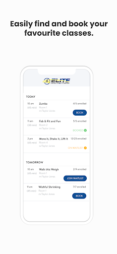 Screenshot of Elite Health and Fitness