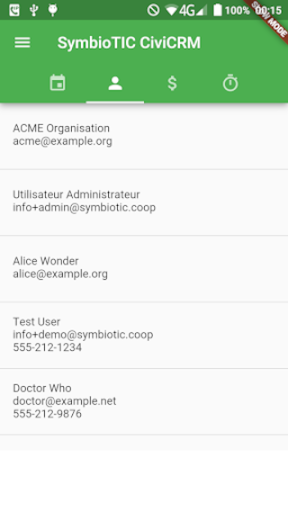 Symbiotic CRM Screen 3