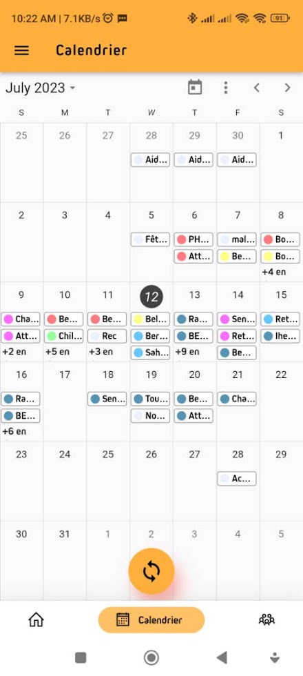 Biogine CRM Screen 1